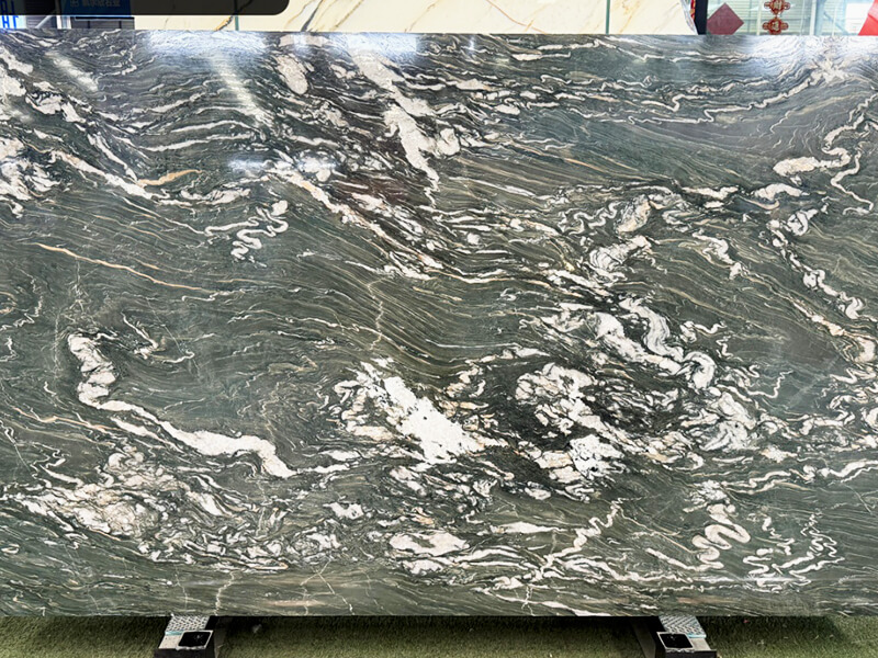 Green Silk Quartzite Slab