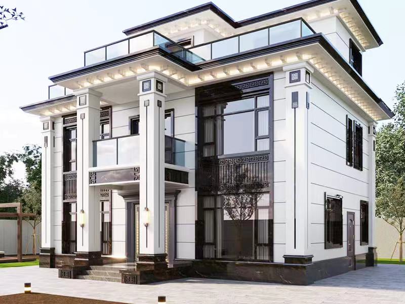 Capolavoro Quartzite Villa Exterior Wall Capolavoro Quartzite Villa Exterior Wall