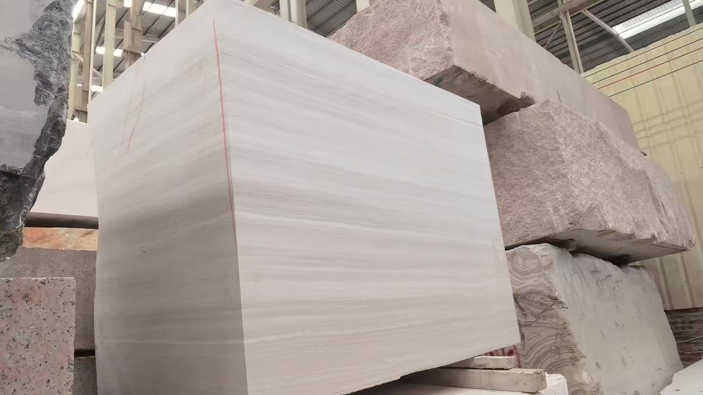 White wooden marble pedestal basin