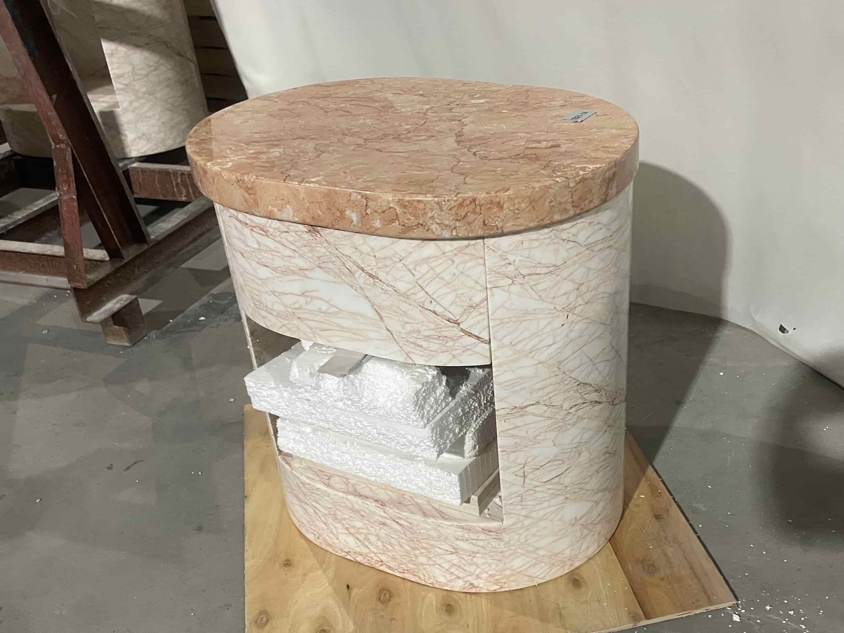 Light Luxury marble Bedside Table
