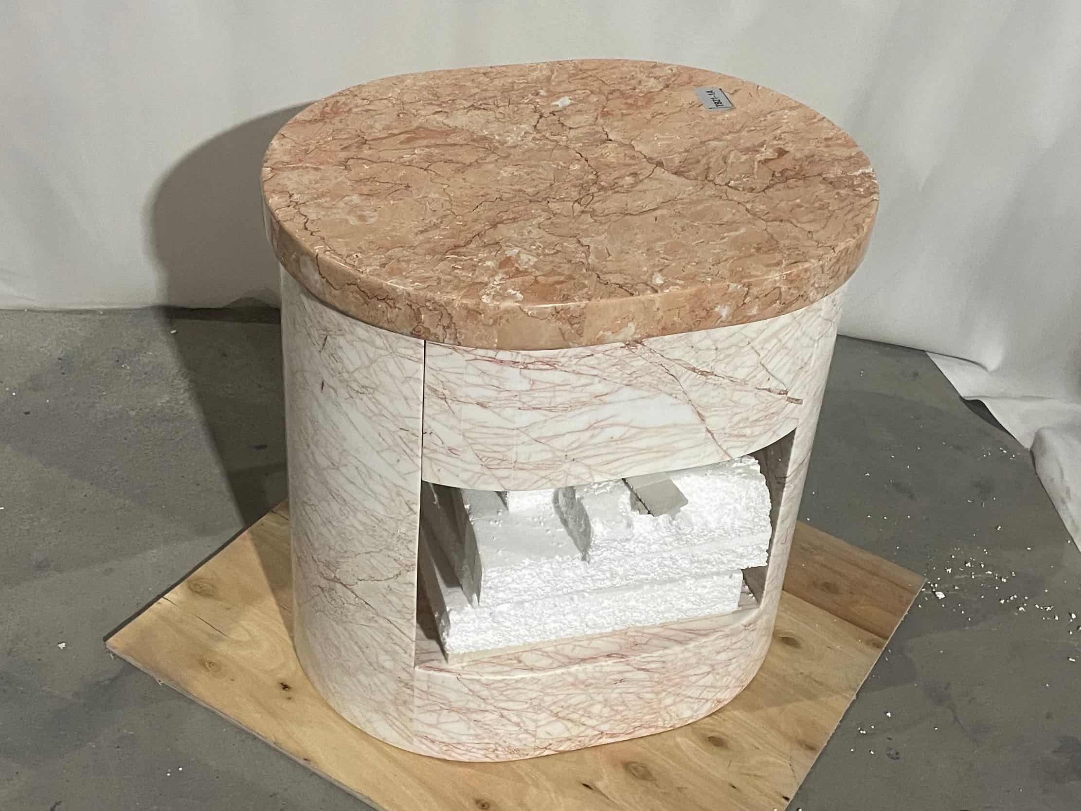 Light Luxury marble Bedside Table