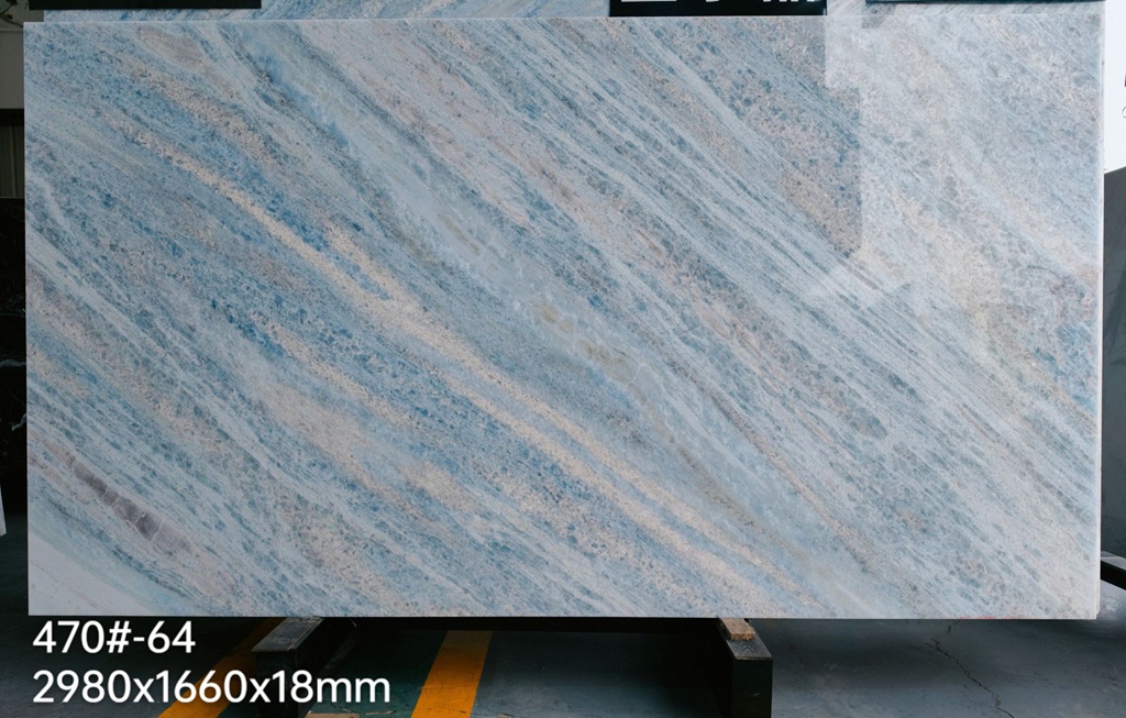 Brazil Blue Crystal Quartzite Slab Brazil Blue Crystal Quartzite Slab