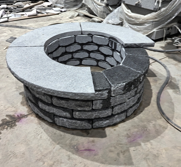 Cambodia G654 Granite Fire Pit Structure