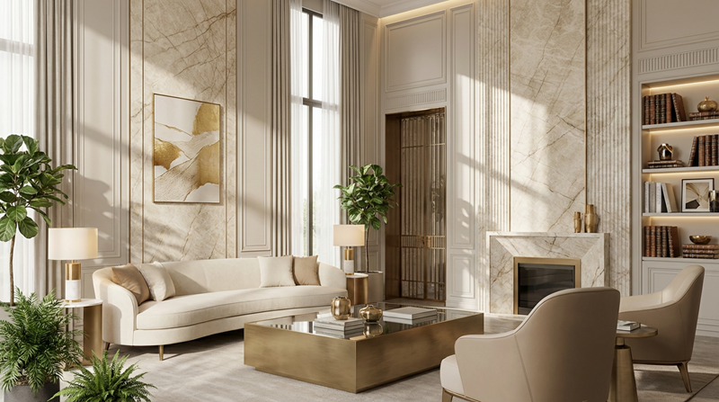 Jinghu Chunxiao Marble Wall Cladding Jinghu Chunxiao Marble Wall Cladding