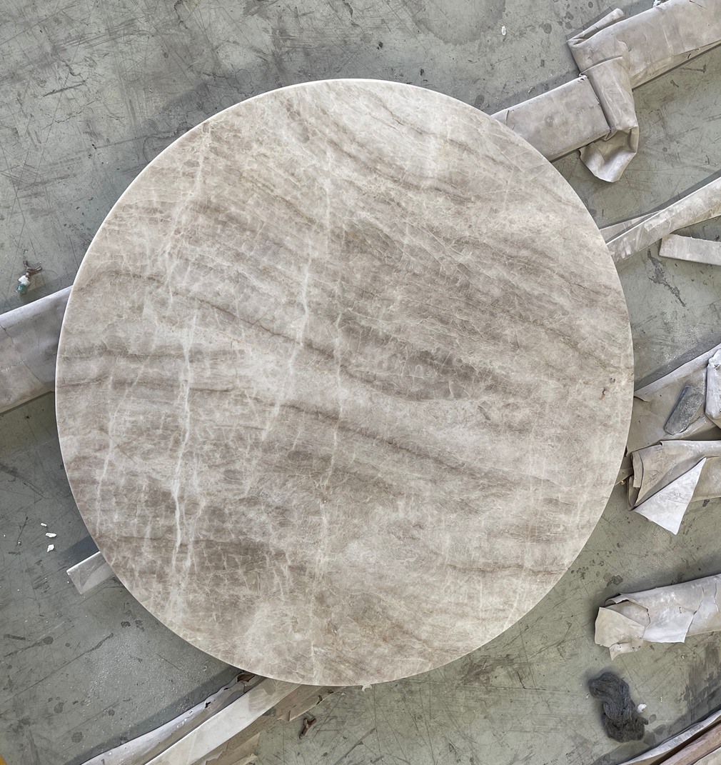 Textured Marble Table Jinghu Chunxiao