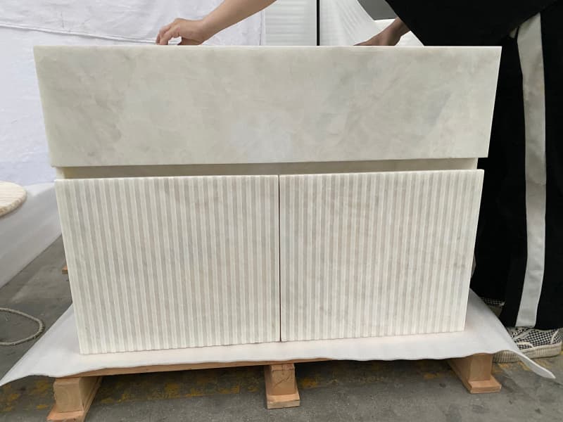 Brazil White Crystal Customized Cabinet Brazil White Crystal Customized Cabinet