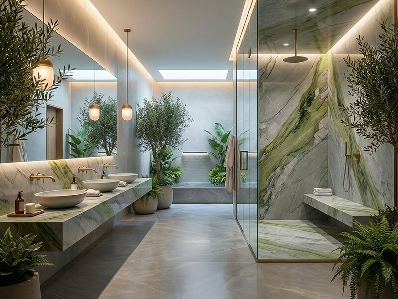 Fendi Green Marble Vanity