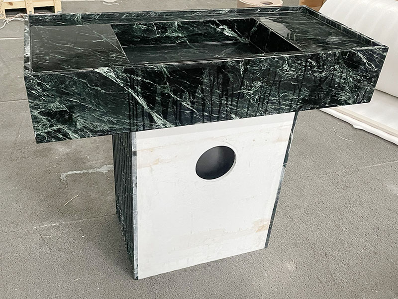 Green Marble Sink
