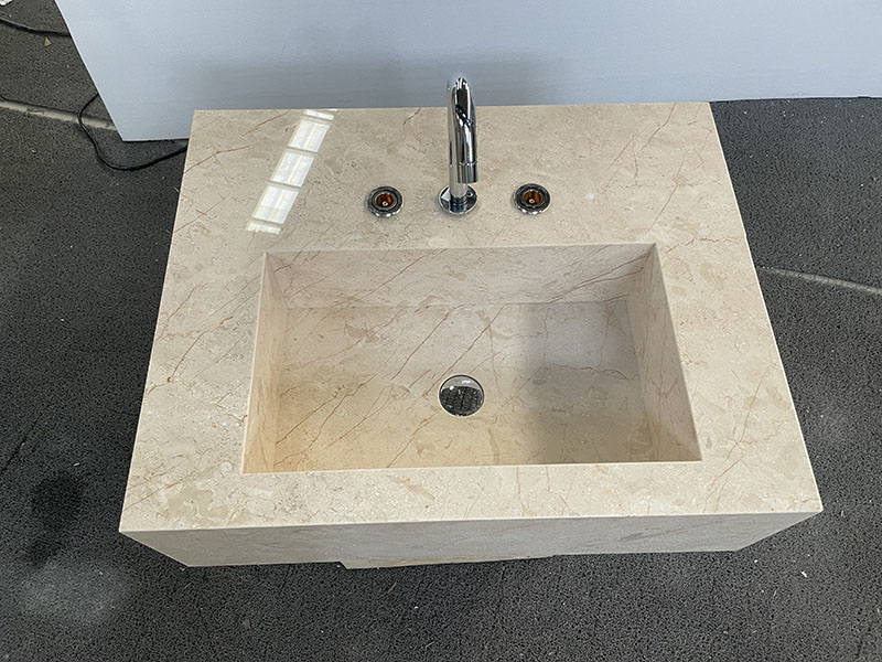 Golden Sunset Marble Vanity Sink