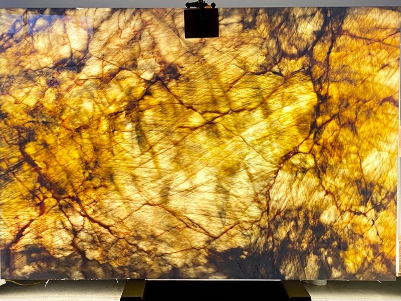 Backlit Green Dragon Onyx