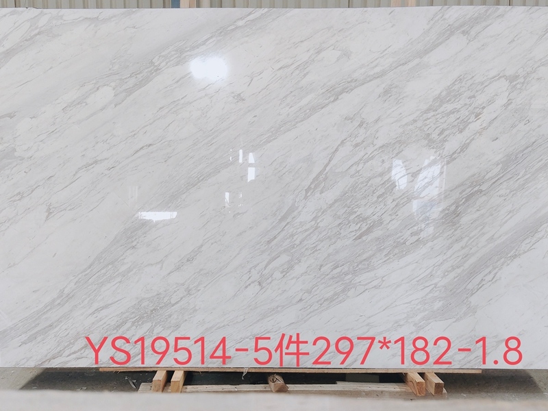 Minimalist Volakas Mist Marble