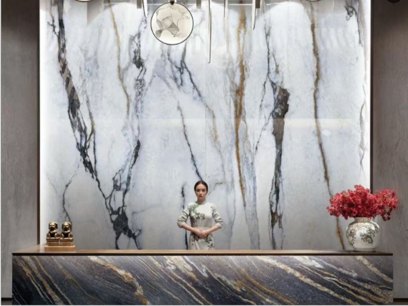 kitchen sintered stone countertop