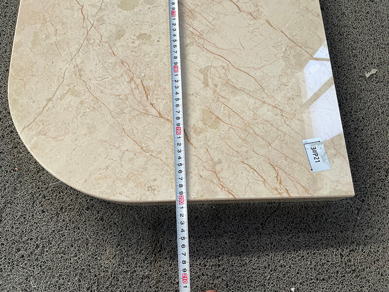 Golden Sunset marble shelf
