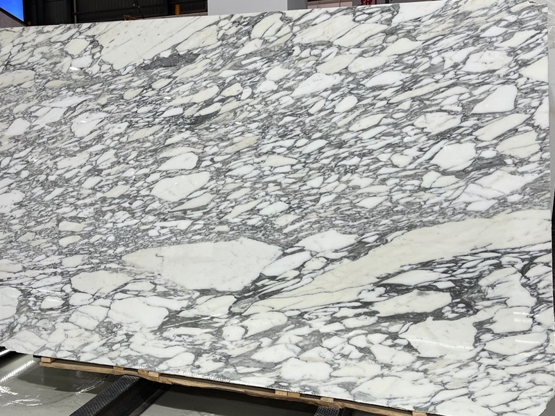 Arabescato White Marble Slab