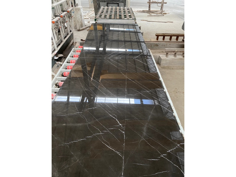 Pietra Grey Marble vein matched wall panels Pietra Grey Marble vein matched wall panels