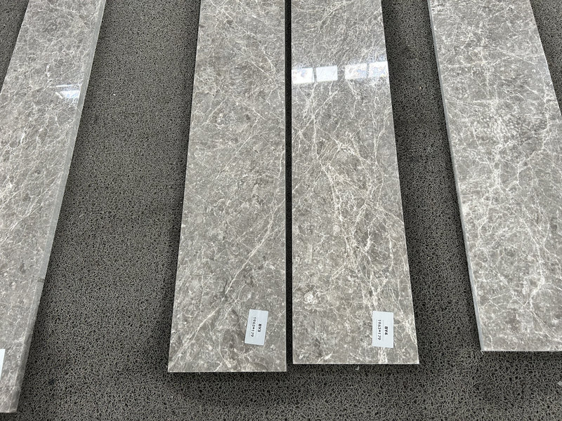 grey marble entrance stone fabrication