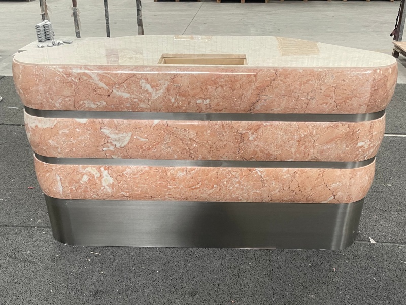 Rosa Tea and Golden Sunset Customized Counter Rosa Tea and Golden Sunset Customized Counter