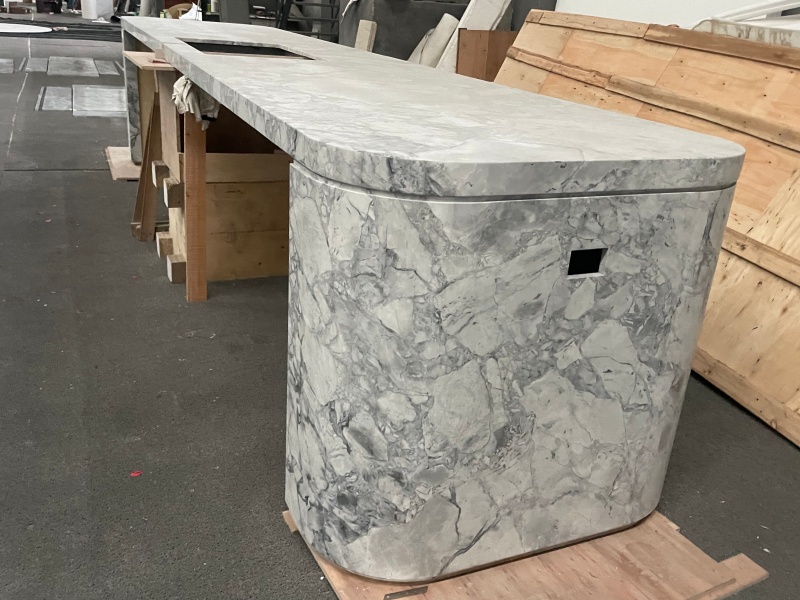 Brazilian Super White Quartzite Kitchen Brazilian Super White Quartzite Kitchen