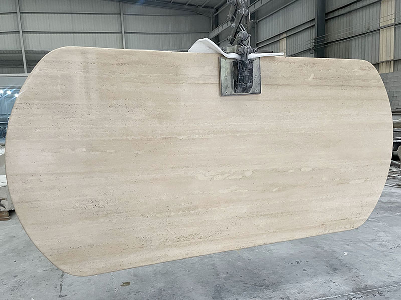Travertine Dining table top Travertine Dining table top