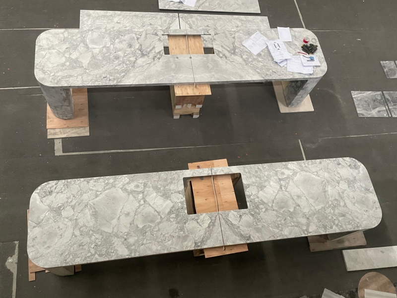 Brazilian Super White Quartzite Kitchen Brazilian Super White Quartzite Kitchen