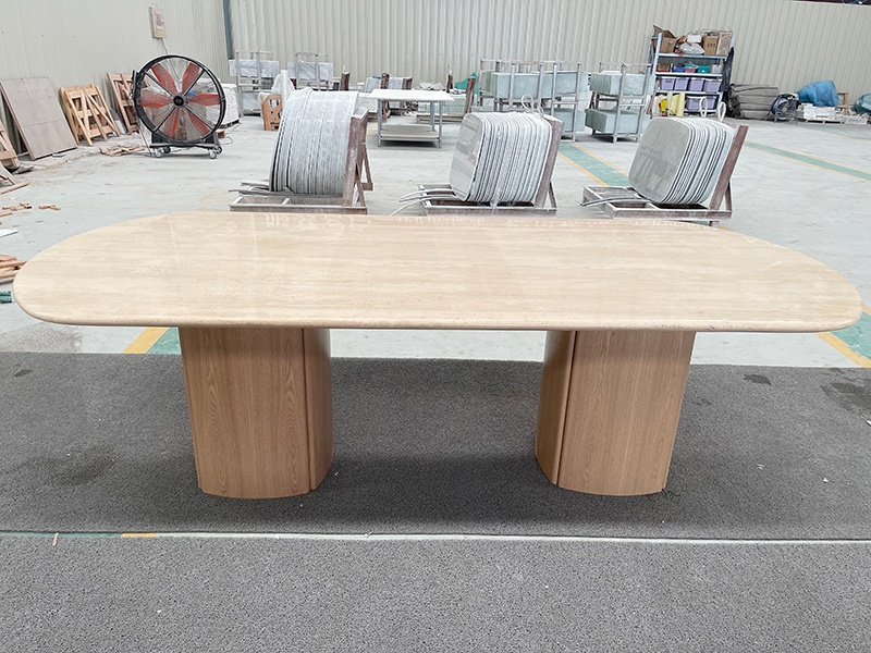 Travertine Dining table Travertine Dining table
