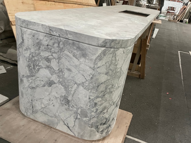 Brazilian Super White Quartzite Kitchen Brazilian Super White Quartzite Kitchen