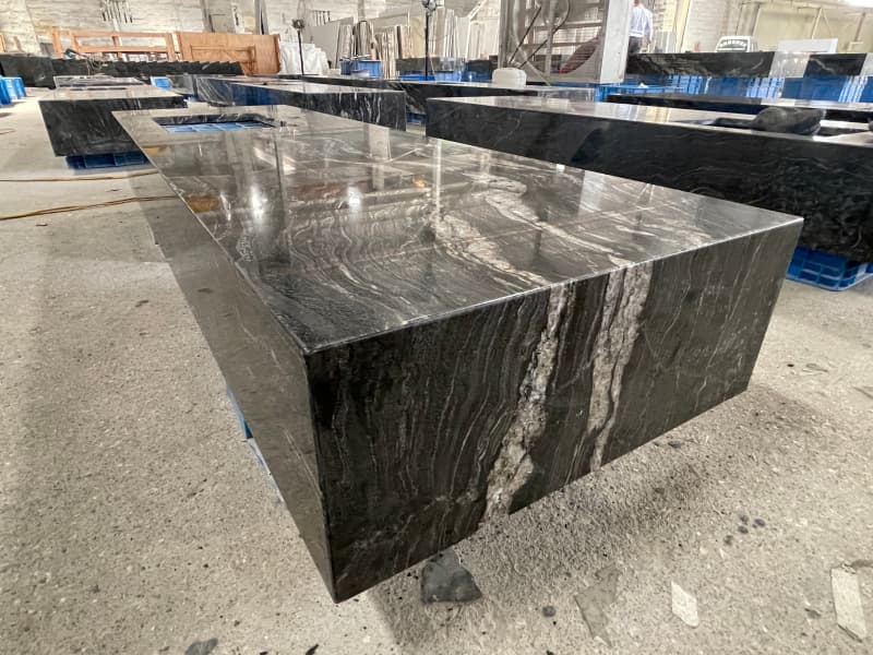 Cosmic Black Granite Vanity Tops Cosmic Black Granite Vanity Tops