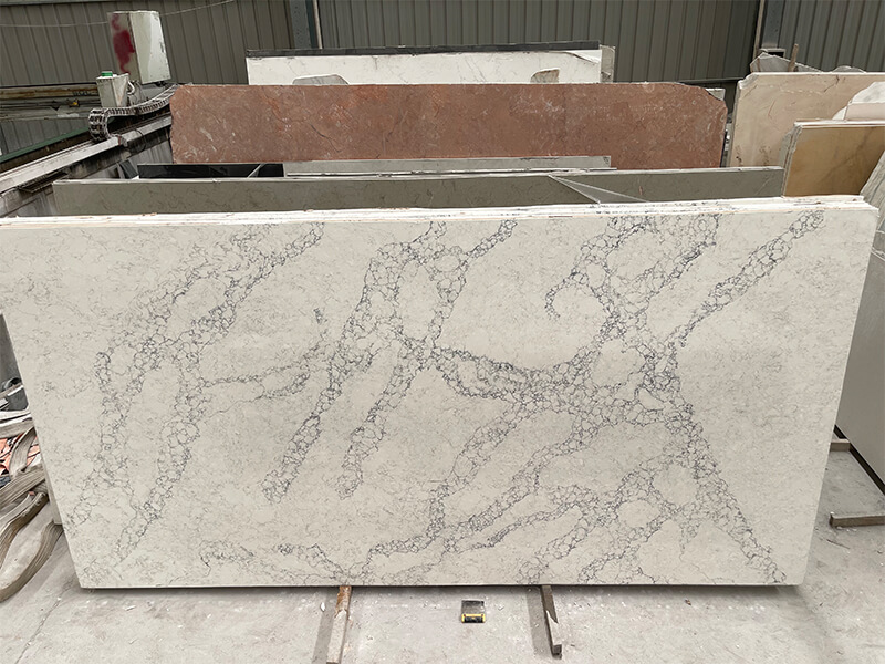 Alternative Whitendale Honed Full Body Quartz Slab Alternative Whitendale Honed Full Body Quartz Slab