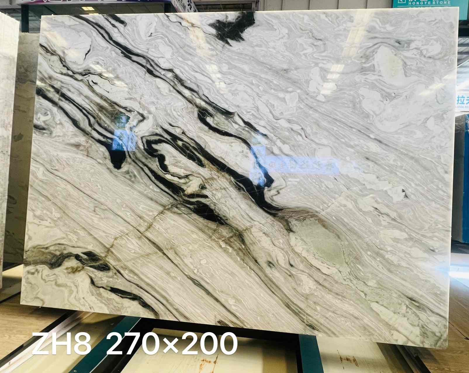 Warm-toned Italian Fendi White Marble slab for luxury interior projects