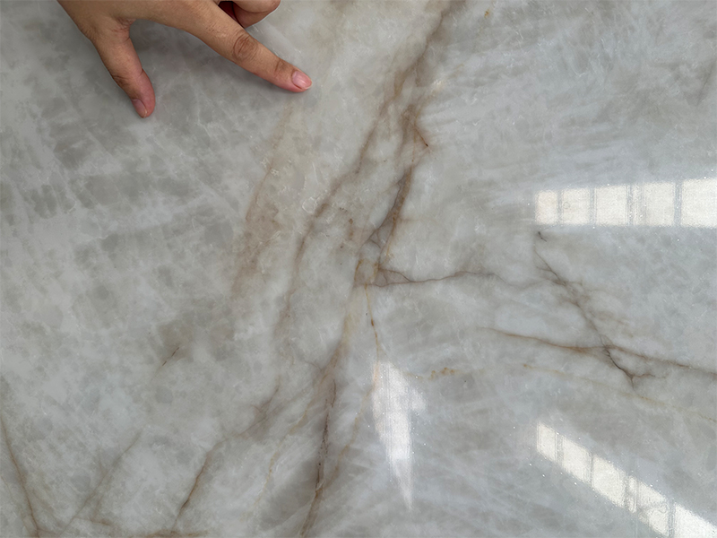 Brazilian Cristallo Look Artificial Quartz Slabs Brazilian Cristallo Look Artificial Quartz Slabs