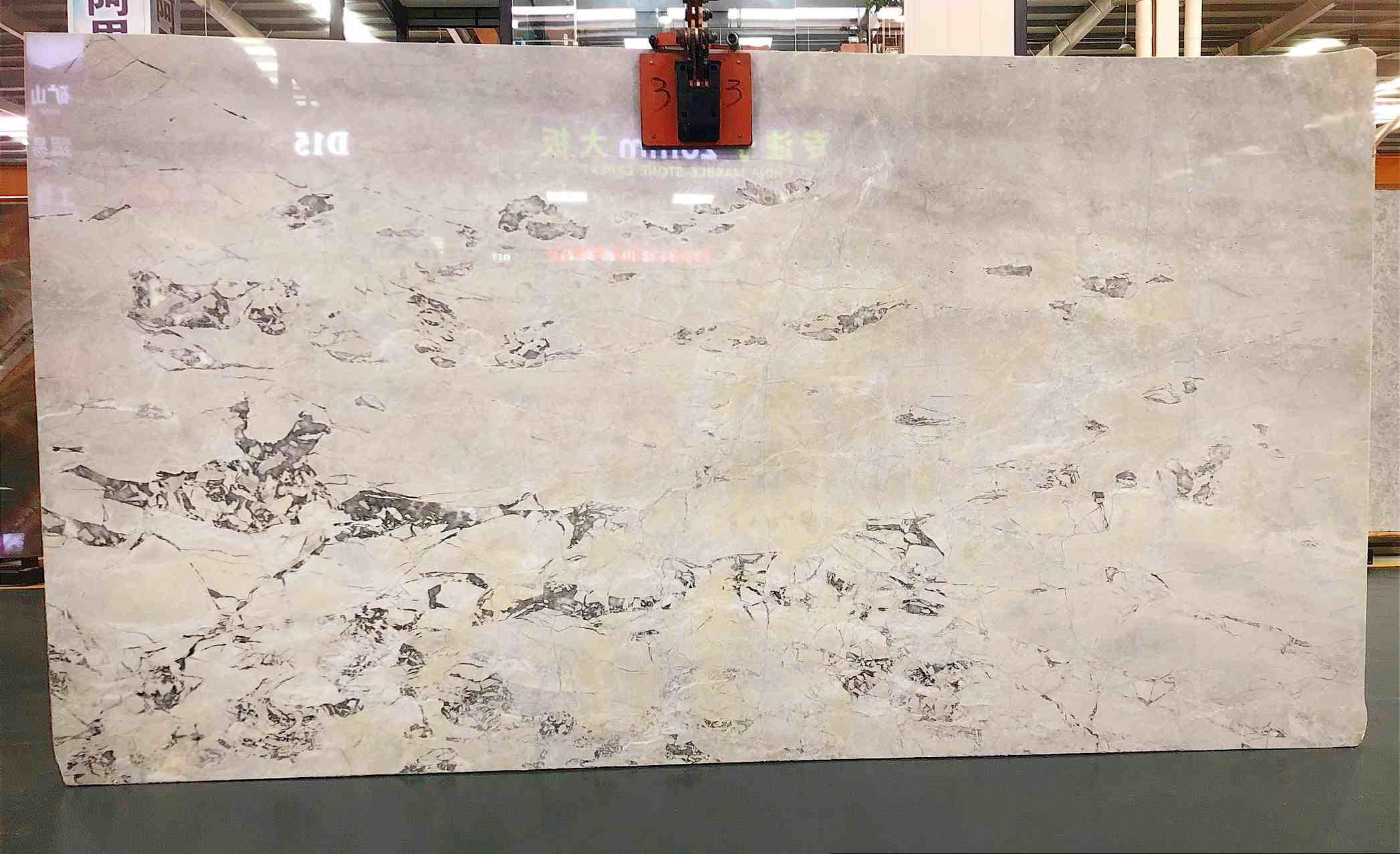 Chinese Fendi White Marble slabs for interior wall and flooring projects