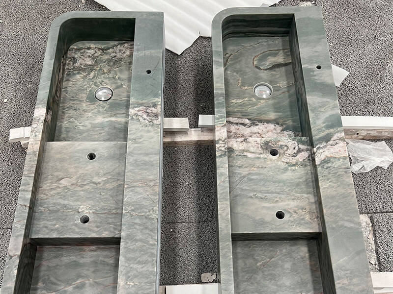 Persa Green Quartzite Vanity Top Persa Green Quartzite Vanity Top