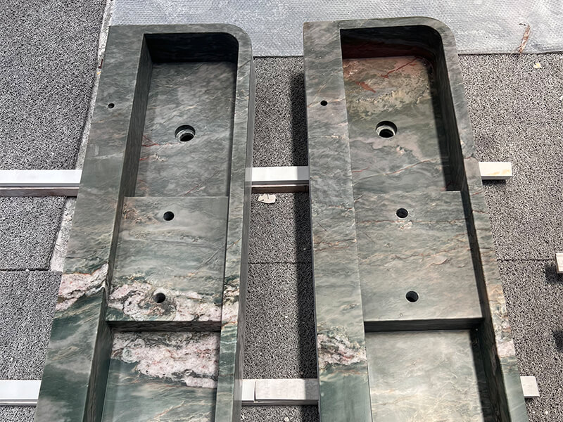 Persa Green Quartzite Vanity Top Persa Green Quartzite Vanity Top