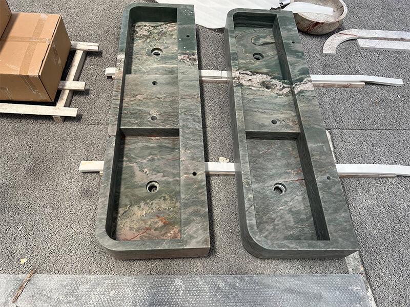 Persa Green Quartzite Vanity Top Persa Green Quartzite Vanity Top