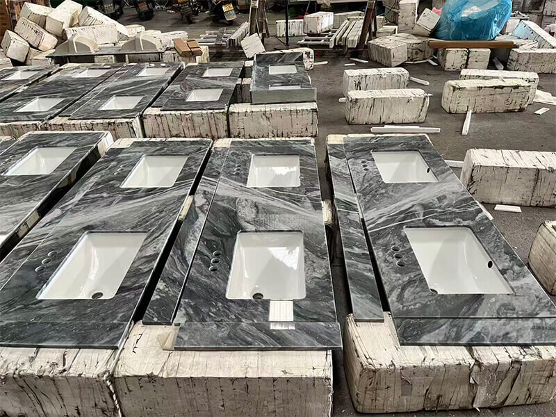 Florence Grey Vanity Tops