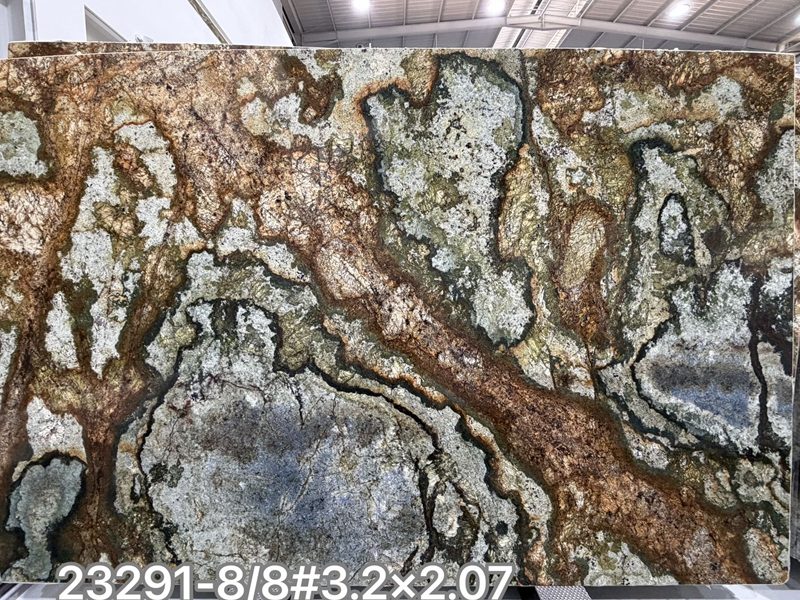 Exotic Green Brown Granite Feature Walls Exotic Green Brown Granite Feature Walls