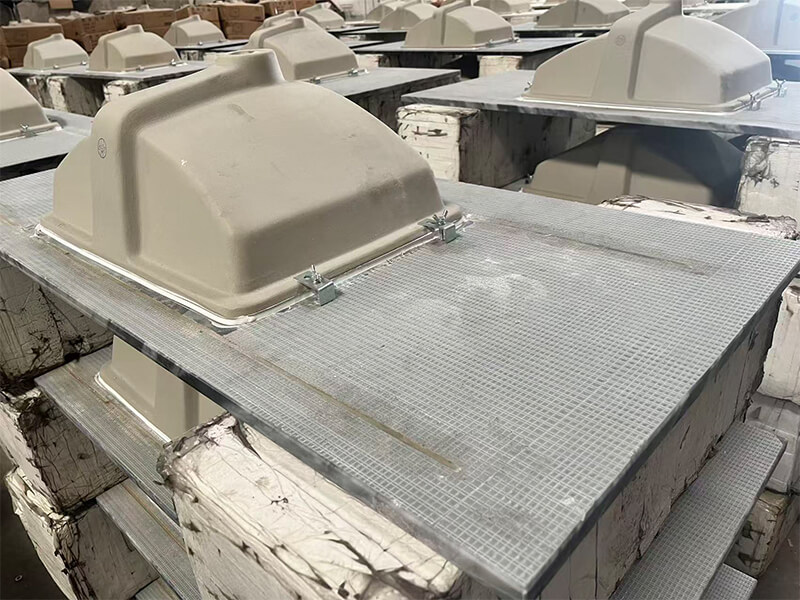 Back View of Vanity Sinks