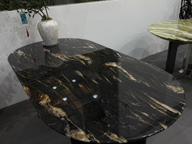 Prada Gold Quartzite Table Prada Gold Quartzite Table