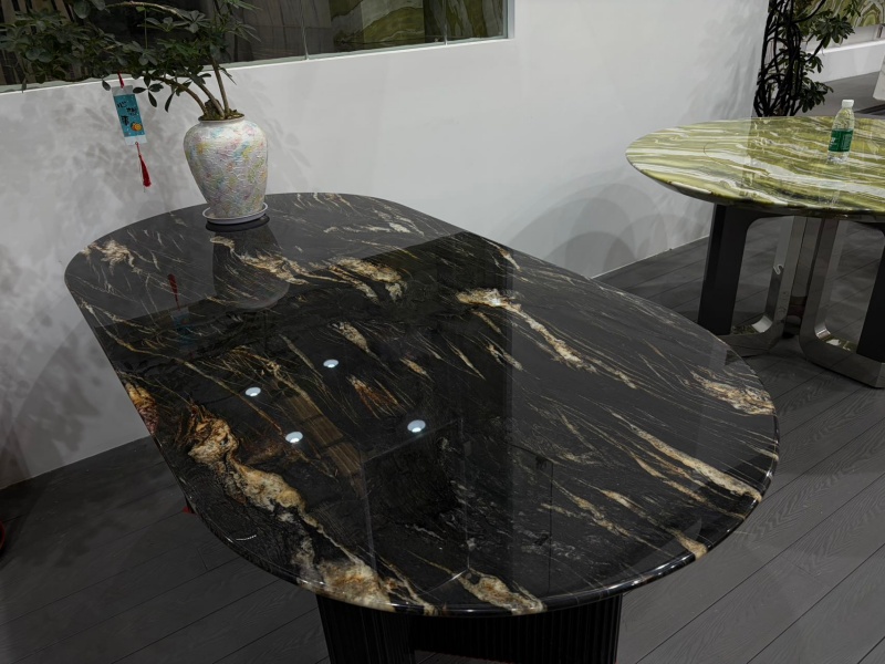 Titanium Gold Granite Application