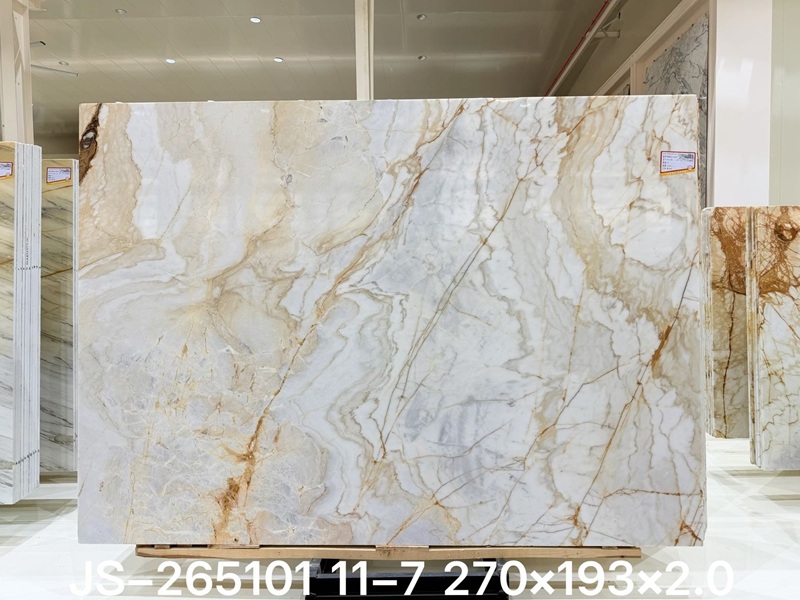 White and Gold Marble Slabs White and Gold Marble Slabs