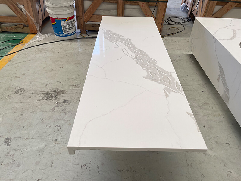 CQ989 Statuario Fantastico Quartz Slabs CQ989 Statuario Fantastico Quartz Slabs