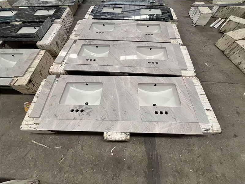 Noble Carrara Grey Vanity Tops Noble Carrara Grey Vanity Tops