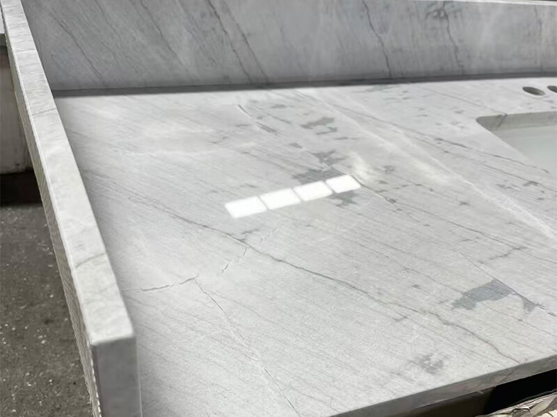 Noble Carrara Grey marble vanity top Noble Carrara Grey marble vanity top