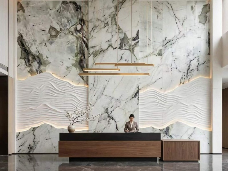 Calacatta Da Vinci Quartzite Application