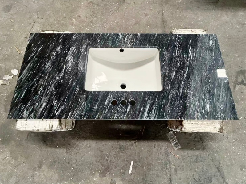 Fantasy Grey Marble Vanity Top Fantasy Grey Marble Vanity Top