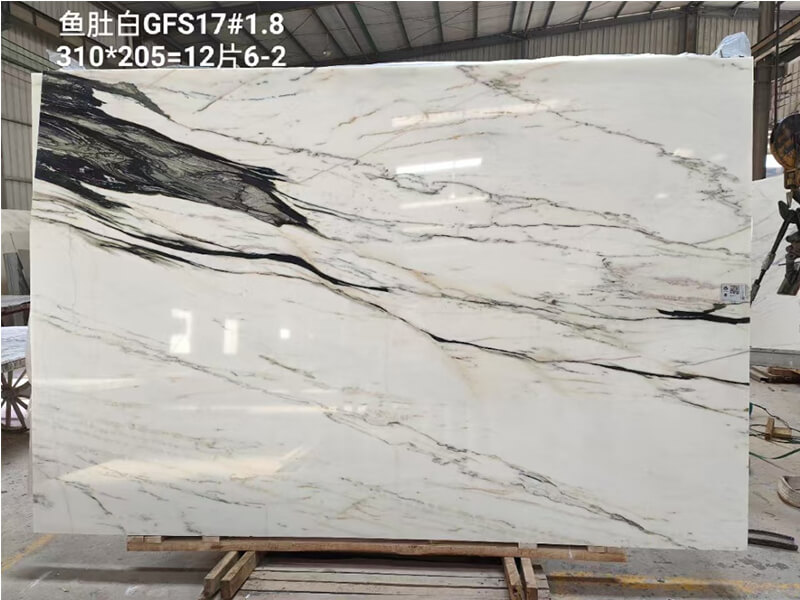 Chinese Calacatta White Marble Slabs Chinese Calacatta White Marble Slabs