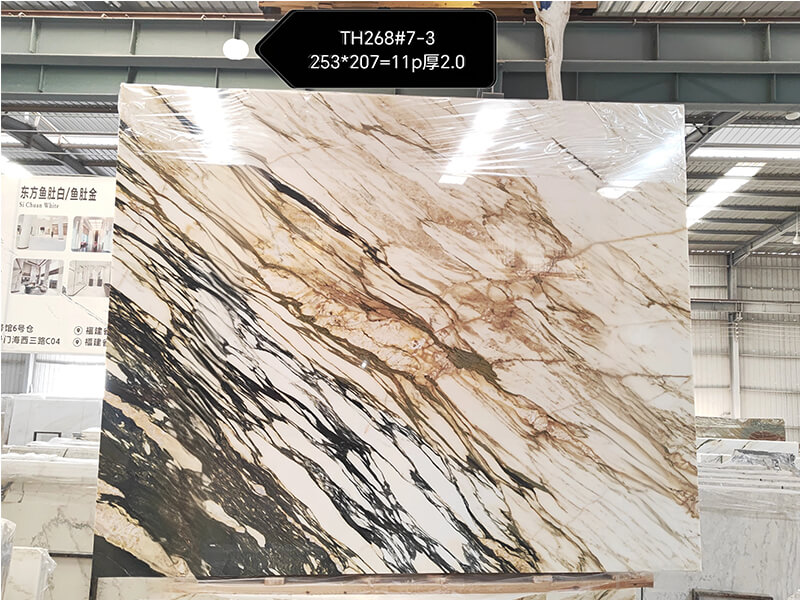 Chinese Calacatta White Marble Slabs Chinese Calacatta White Marble Slabs