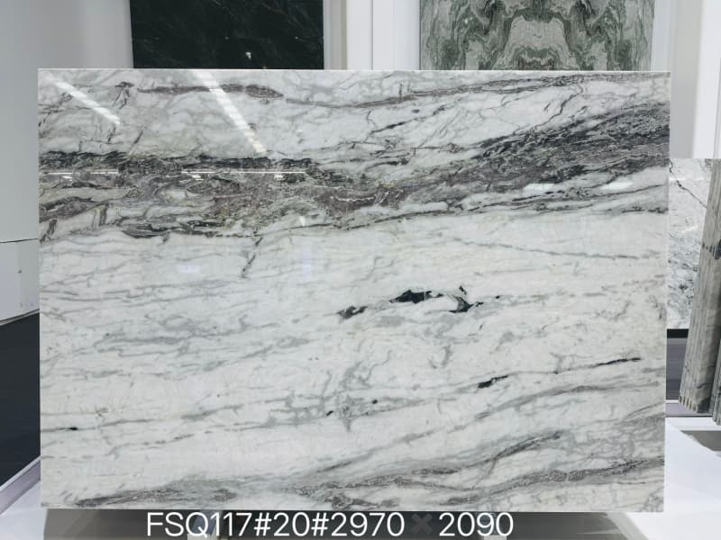 Fendi White Marble polished