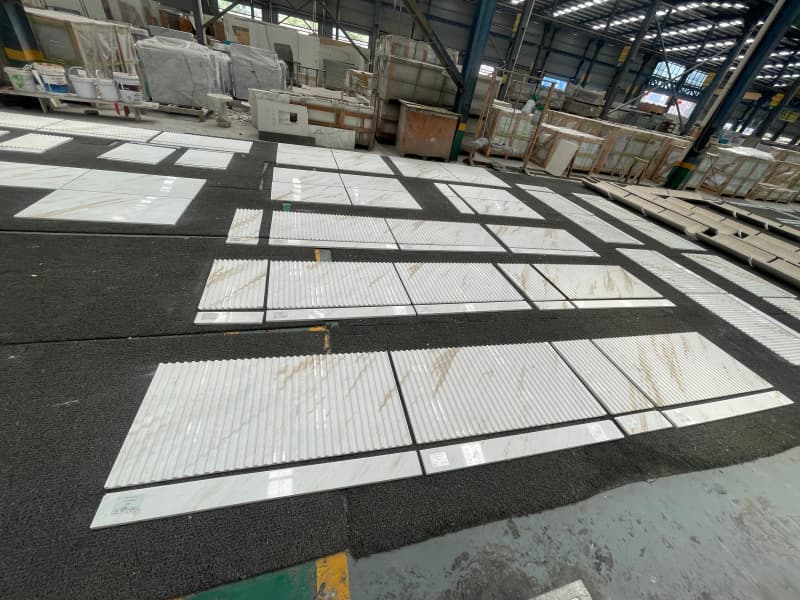Natural marble wall panel