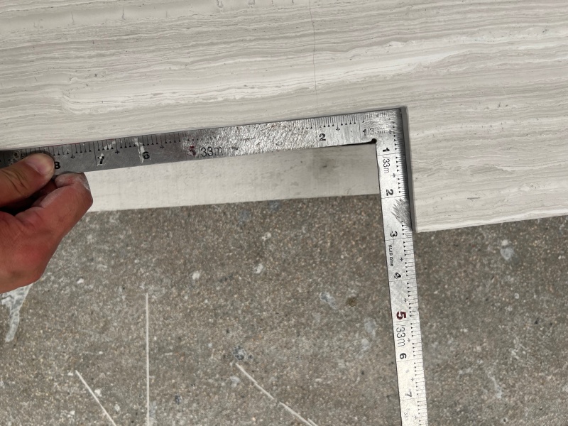 Wooden White Marble Integrated Vanity measurement Wooden White Marble Integrated Vanity measurement